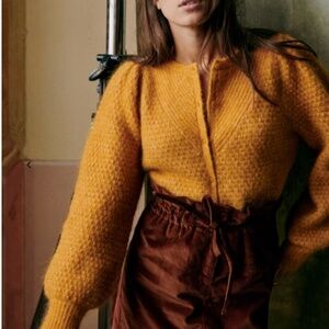 Sézane Solena Sweater – Size XS – Honey – $70
